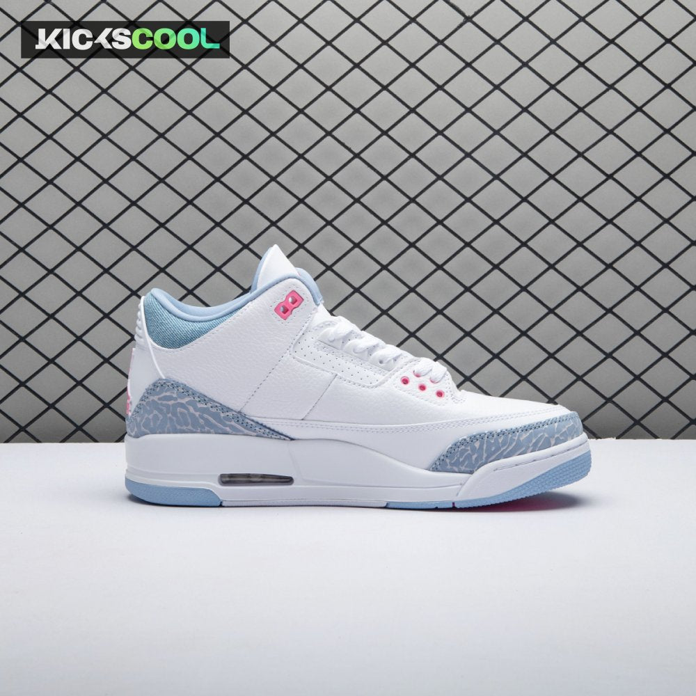 Jordan 3 Retro White Cobalt Bliss (GS) HQ0784-101 Unisex