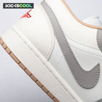 Jordan 1 Low Sail College Grey Rattan 553558-169 Unisex