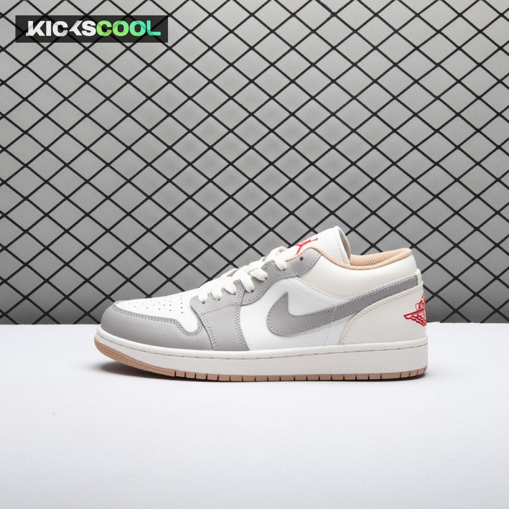 Jordan 1 Low Sail College Grey Rattan 553558-169 Unisex