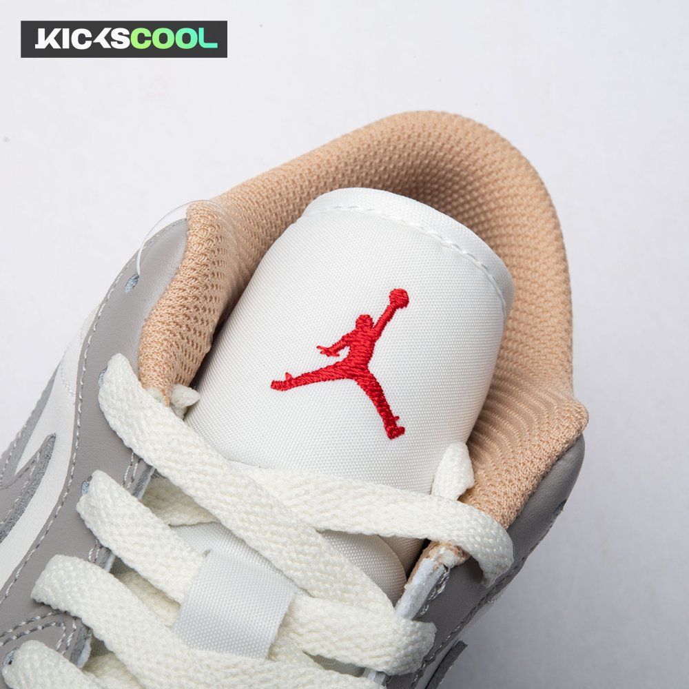 Jordan 1 Low Sail College Grey Rattan 553558-169 Unisex