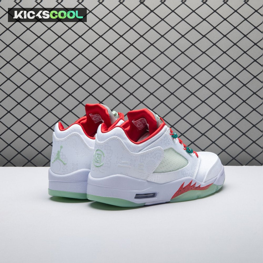 Jordan 5 Retro Low CLOT White Silk 20th Anniversary 1551183 Unisex