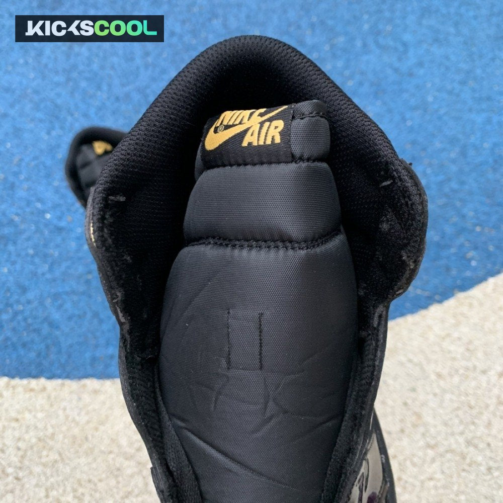 Jordan 1 Retro High Black Metallic Gold (2020) Unisex