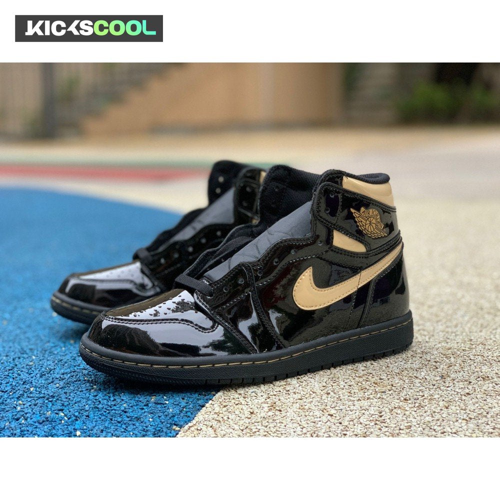Jordan 1 Retro High Black Metallic Gold (2020) Unisex