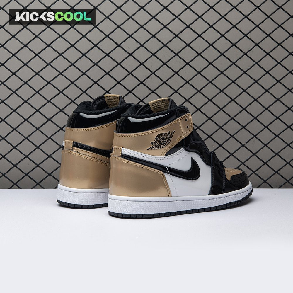 Jordan 1 Retro High NRG Patent Gold Toe Men's