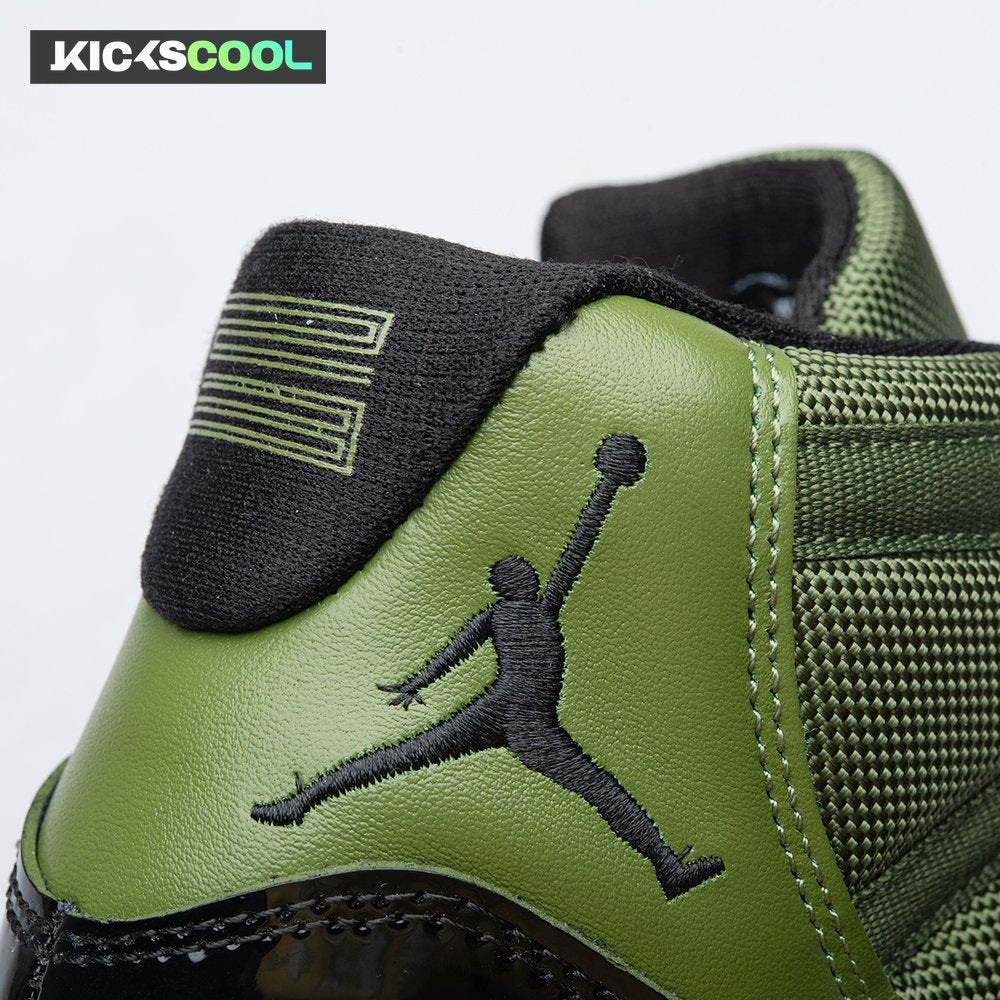 Air Jordan 11 Retro Army Green Black CT8012 300 Men's