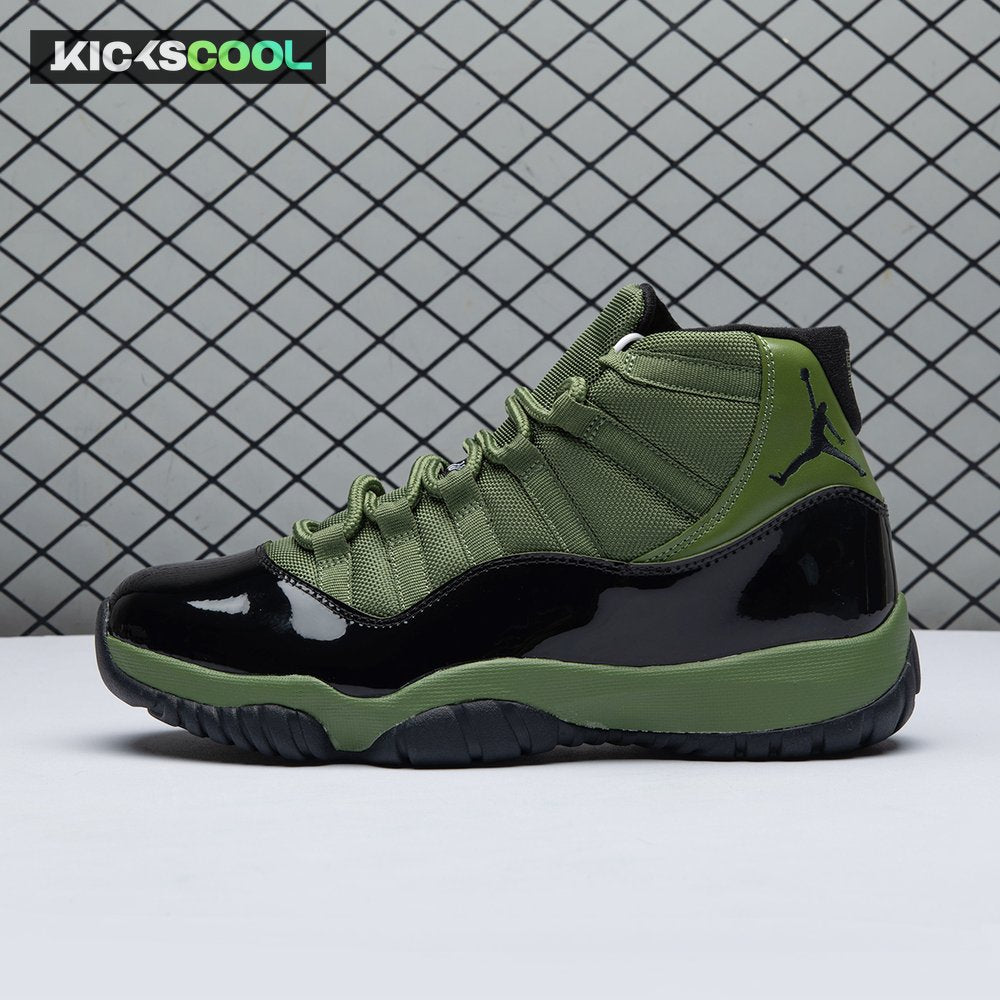 Air Jordan 11 Retro Army Green Black CT8012 300 Men's