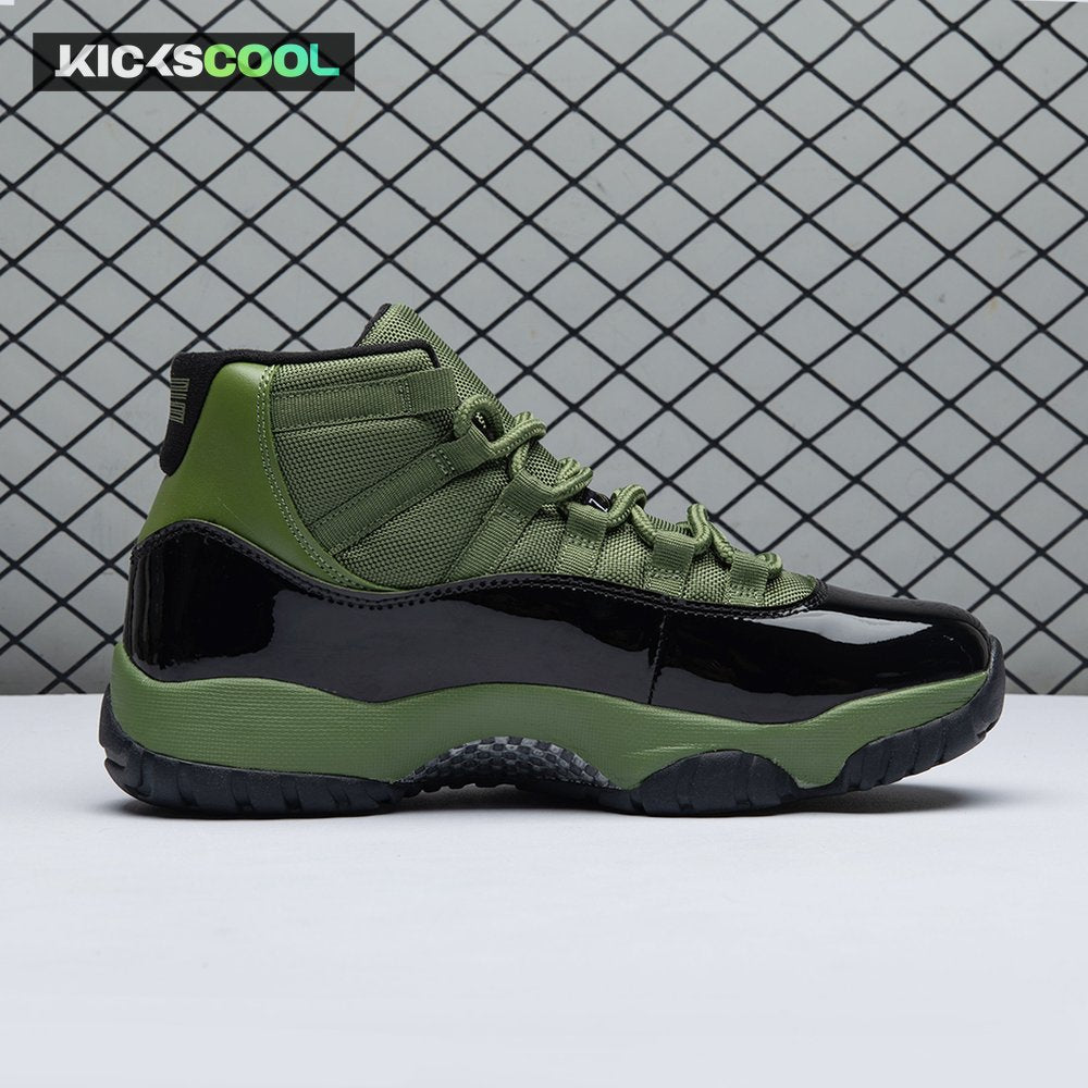 Air Jordan 11 Retro Army Green Black CT8012 300 Men's