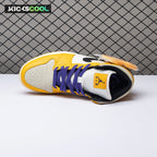 Air Jordan 1 Mid SE Lakers 852542-700 Unisex