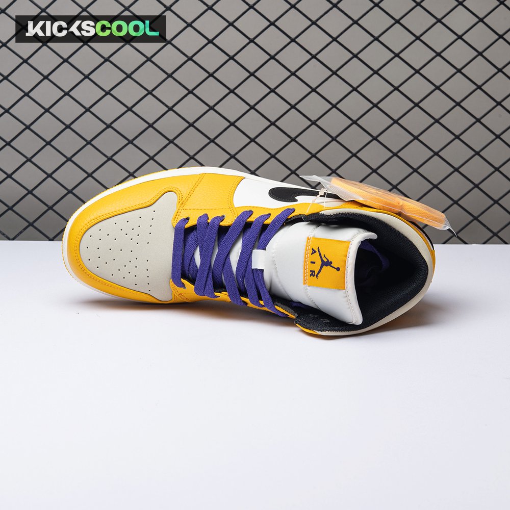 Air Jordan 1 Mid SE Lakers 852542-700 Unisex