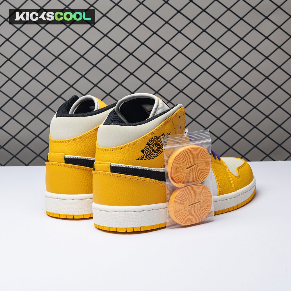Air Jordan 1 Mid SE Lakers 852542-700 Unisex