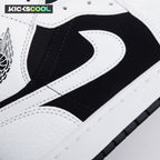 Air Jordan 1 Mid White Black Unisex