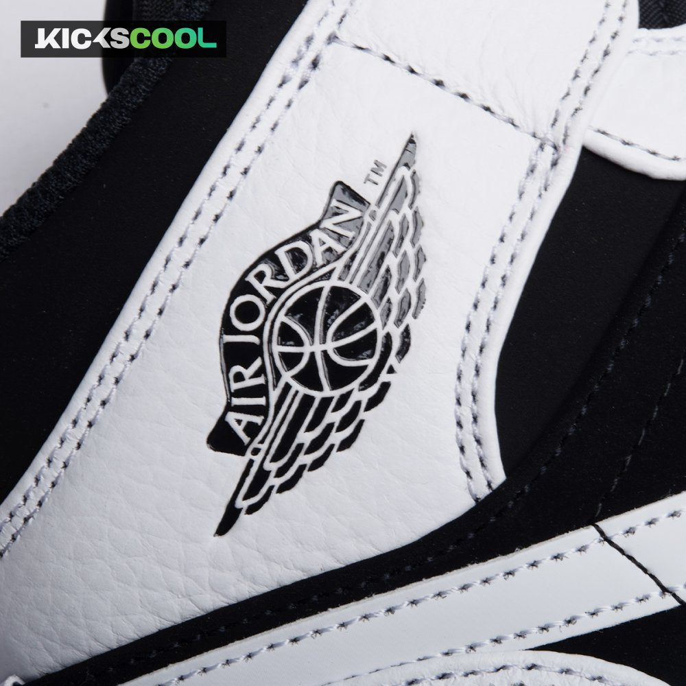 Air Jordan 1 Mid White Black Unisex