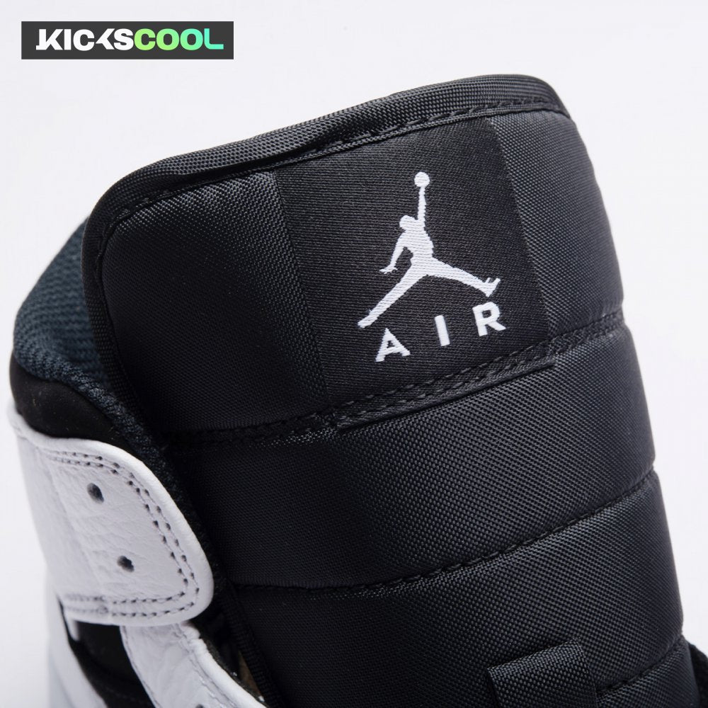 Air Jordan 1 Mid White Black Unisex