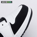 Air Jordan 1 Mid White Black Unisex