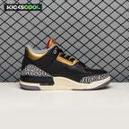 Air Jordan 3 Black Gold Men's
