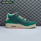 Air Jordan 3 Retro Bicoastal Black Malachite Fossil FZ7974-300 Unisex