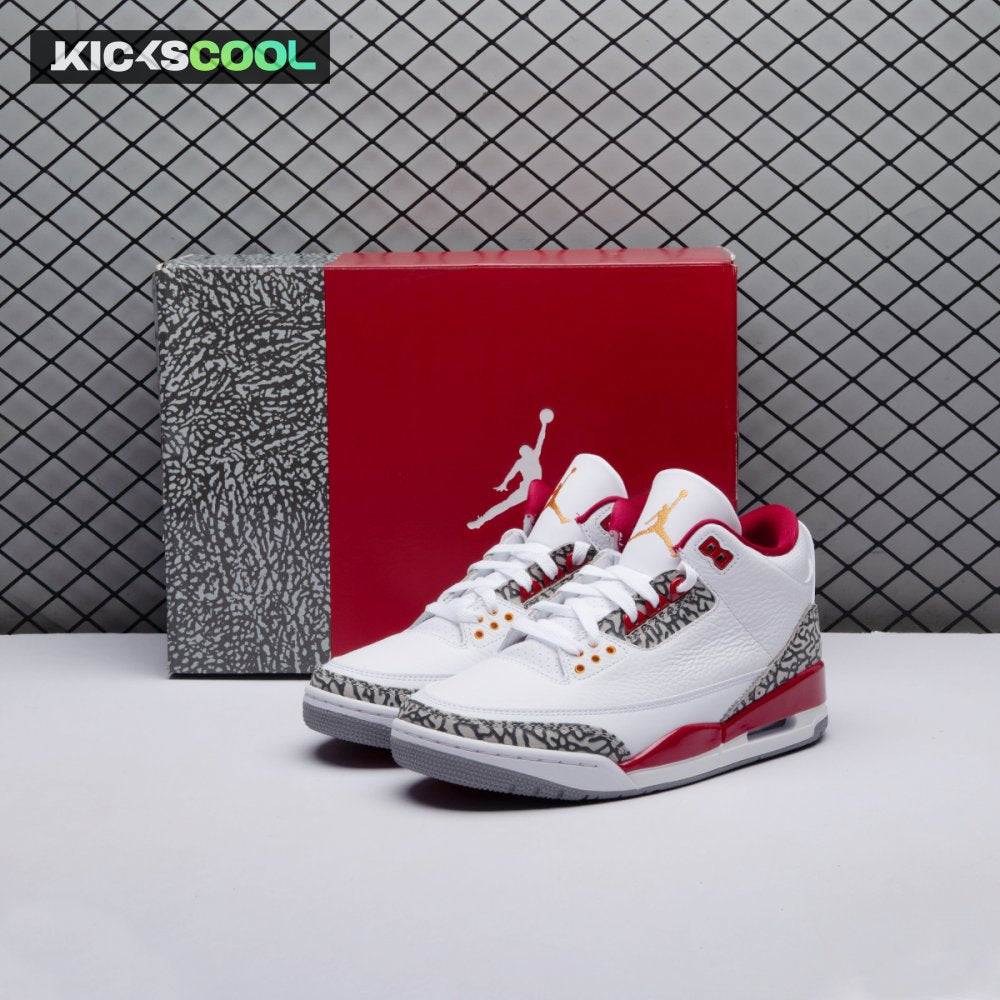 Jordan 3 Retro Cardinal Red CT8532-126 Unisex