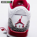 Jordan 3 Retro Cardinal Red CT8532-126 Unisex