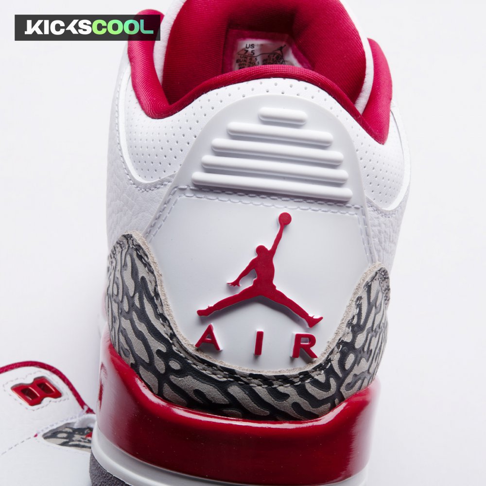 Jordan 3 Retro Cardinal Red CT8532-126 Unisex