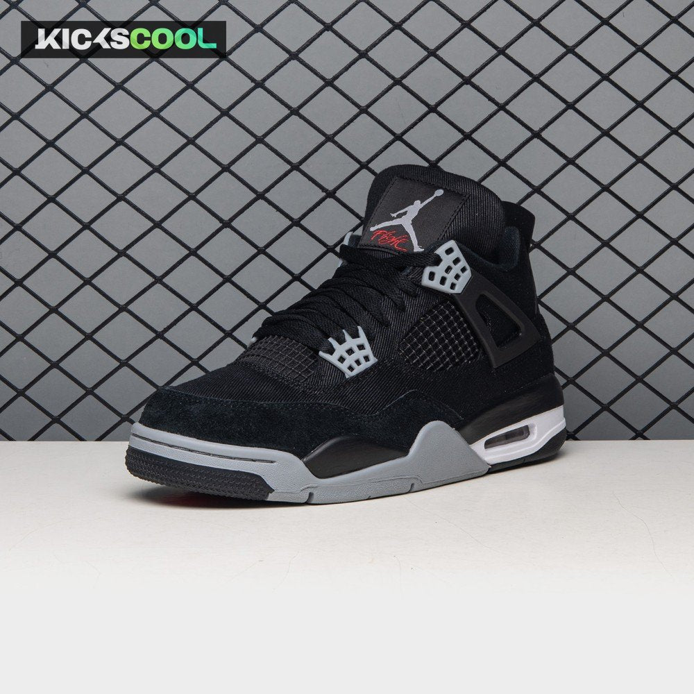 Air Jordan 4 Retro SE Black Canvas DH7138-006 Men's