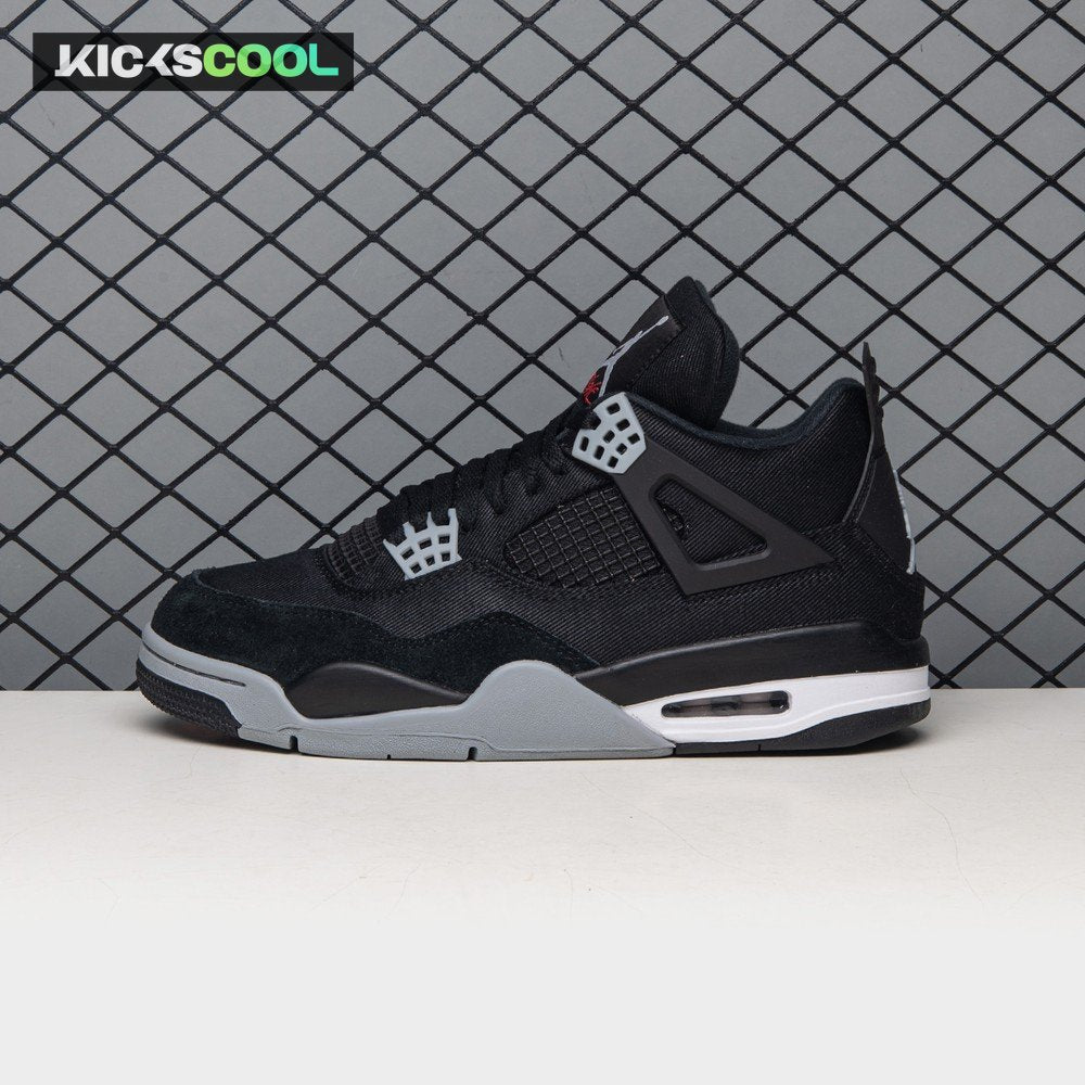 Air Jordan 4 Retro SE Black Canvas DH7138-006 Men's