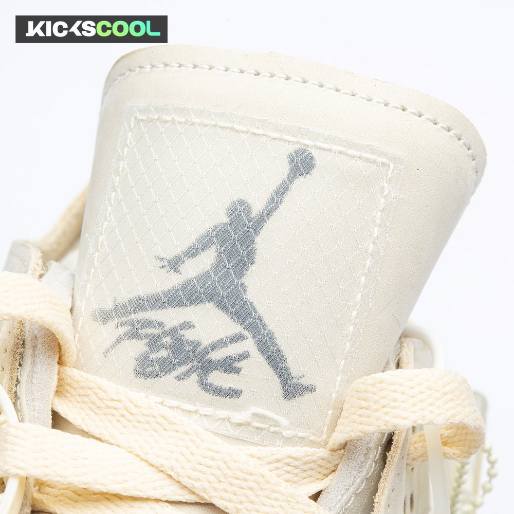 Air Jordan 4 RERO x Off-White AJ4 OW Sail Unisex