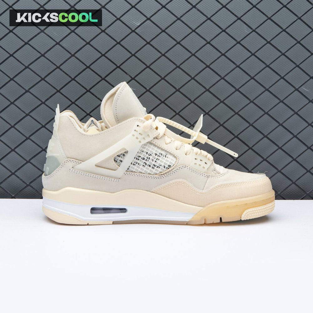 Air Jordan 4 RERO x Off-White AJ4 OW Sail Unisex
