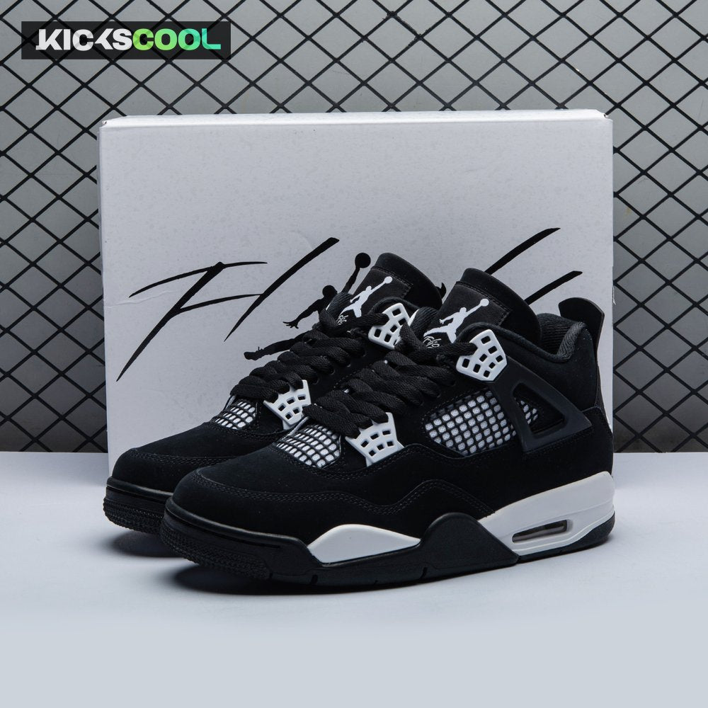 Air Jordan 4 Retro White Thunder FQ8138 001 Unisex