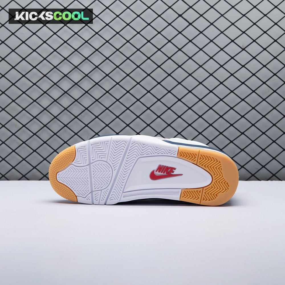 Jordan 4 SB "Summit White/Navy" DR5415-100 Unisex