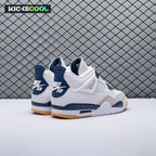 Jordan 4 SB "Summit White/Navy" DR5415-100 Unisex