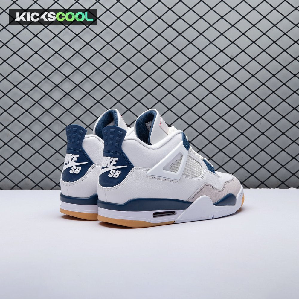 Jordan 4 SB "Summit White/Navy" DR5415-100 Unisex