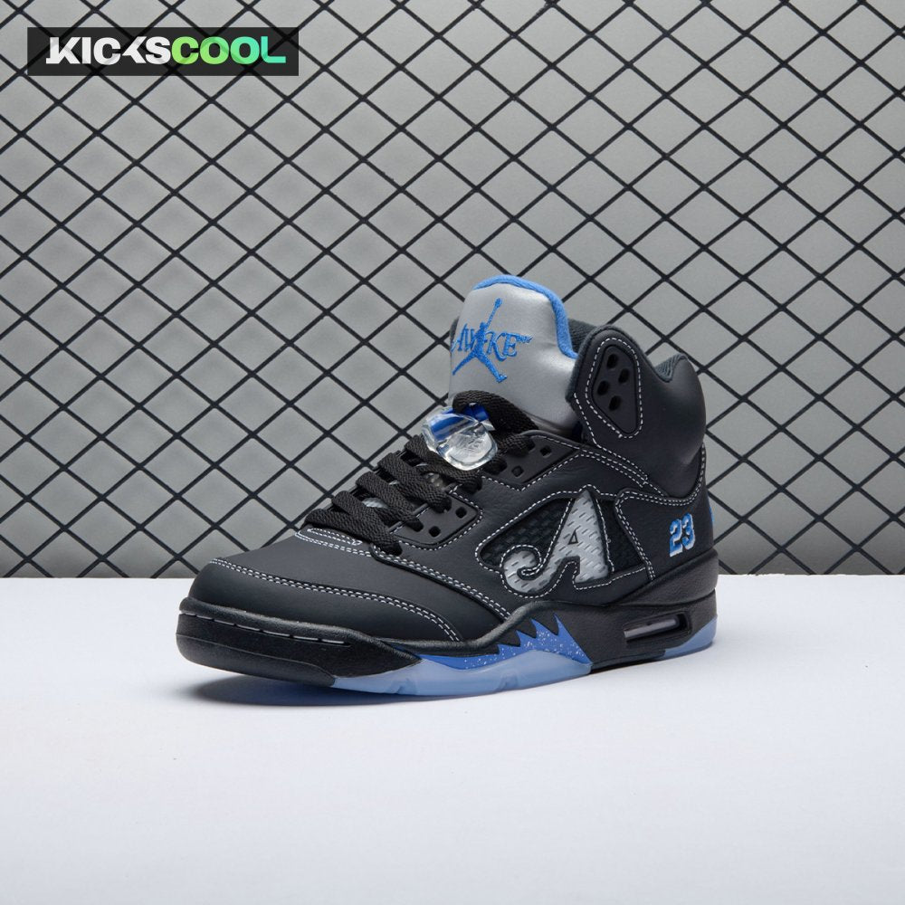 Awake NY x Air Jordan 5 "Black/Racer Blue" DV4982-004 Unisex