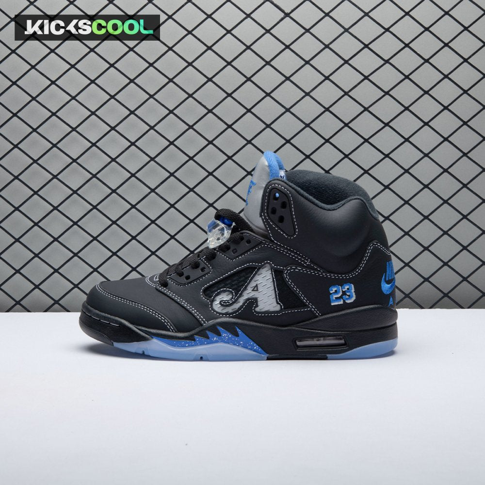 Awake NY x Air Jordan 5 "Black/Racer Blue" DV4982-004 Unisex