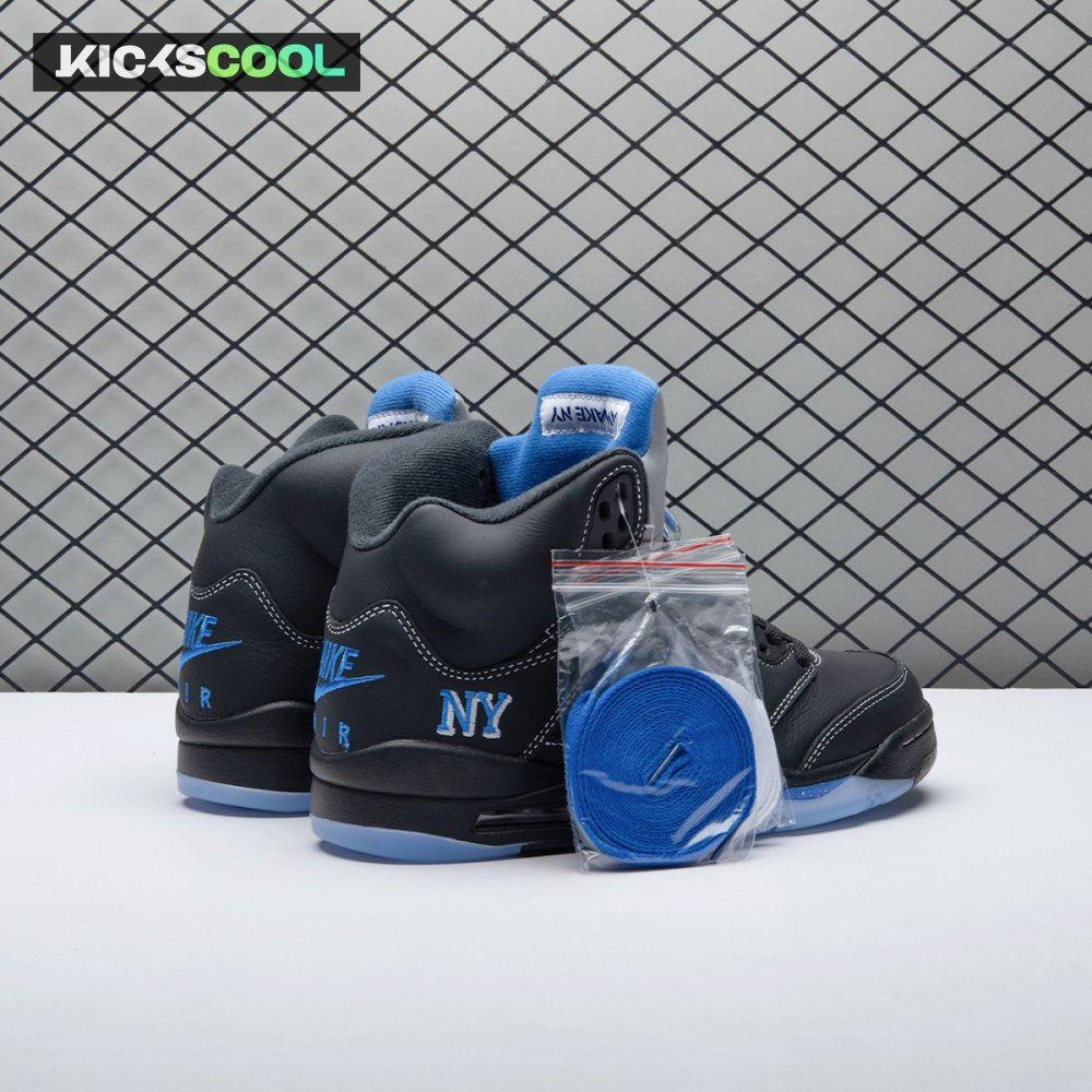 Awake NY x Air Jordan 5 "Black/Racer Blue" DV4982-004 Unisex