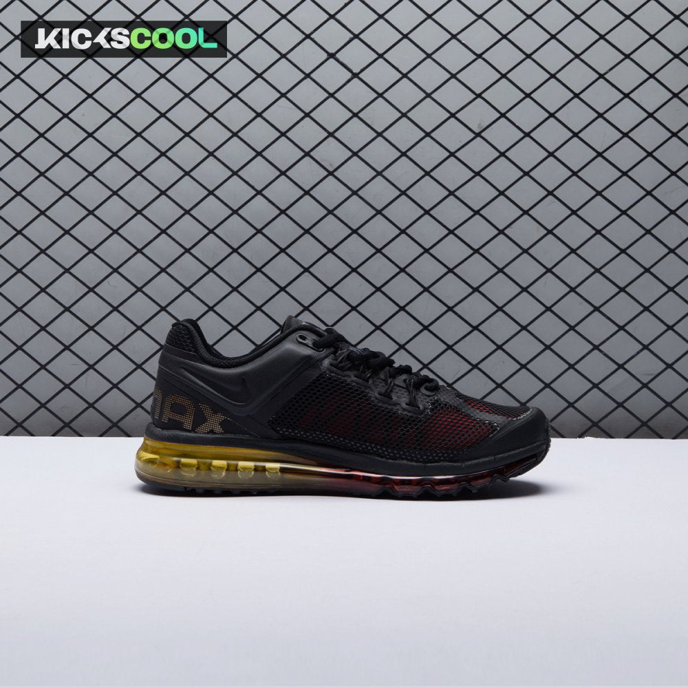 Nike Air Max 2013 Black Laser Orange University Red HF3660-002 Unisex