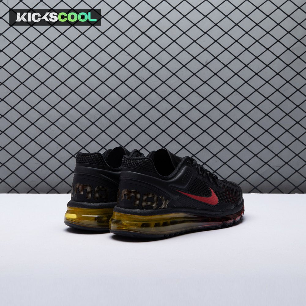 Nike Air Max 2013 Black Laser Orange University Red HF3660-002 Unisex