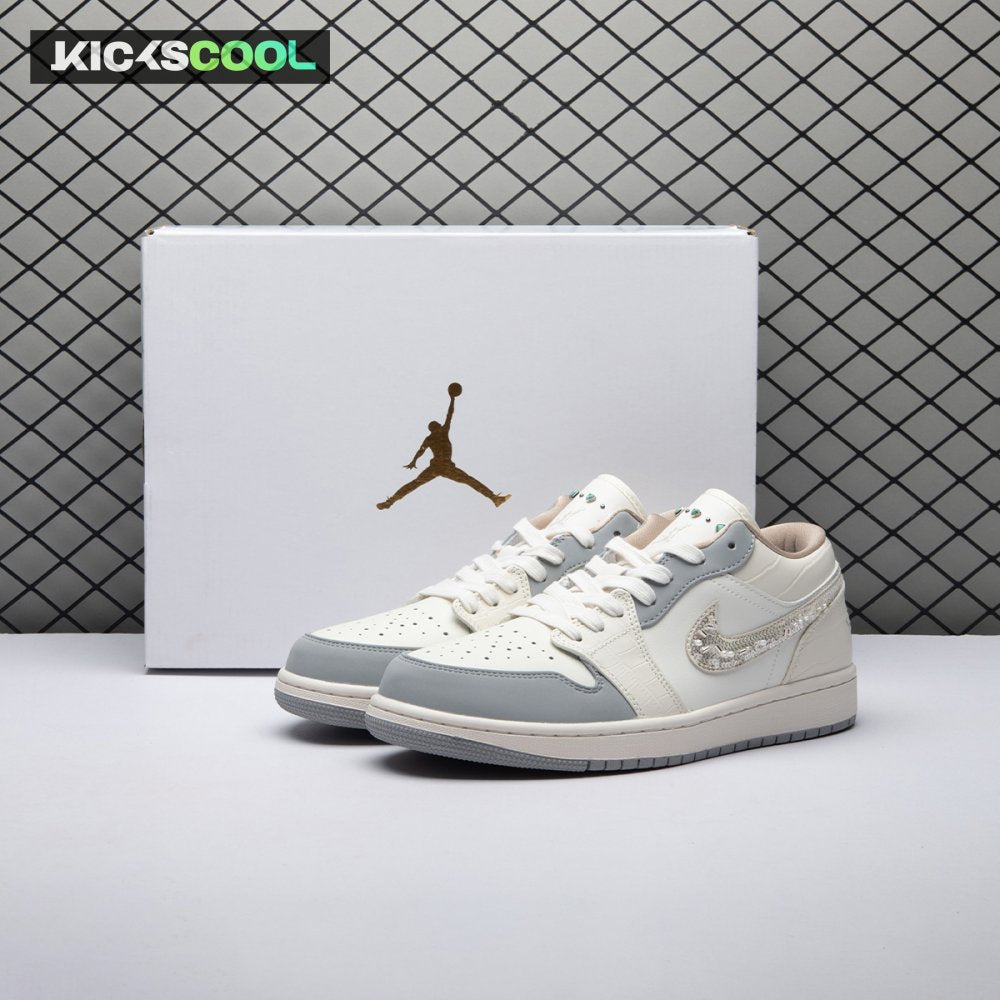 Jordan 1 LowSail Soft Pearl IH7323-100 Unisex