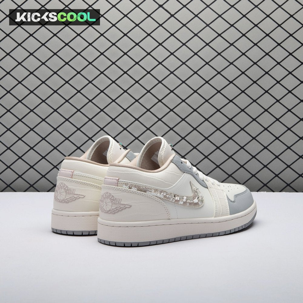 Jordan 1 LowSail Soft Pearl IH7323-100 Unisex