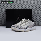 Jordan 11 Retro Low Snake Light Bone CD6846-002 Unisex
