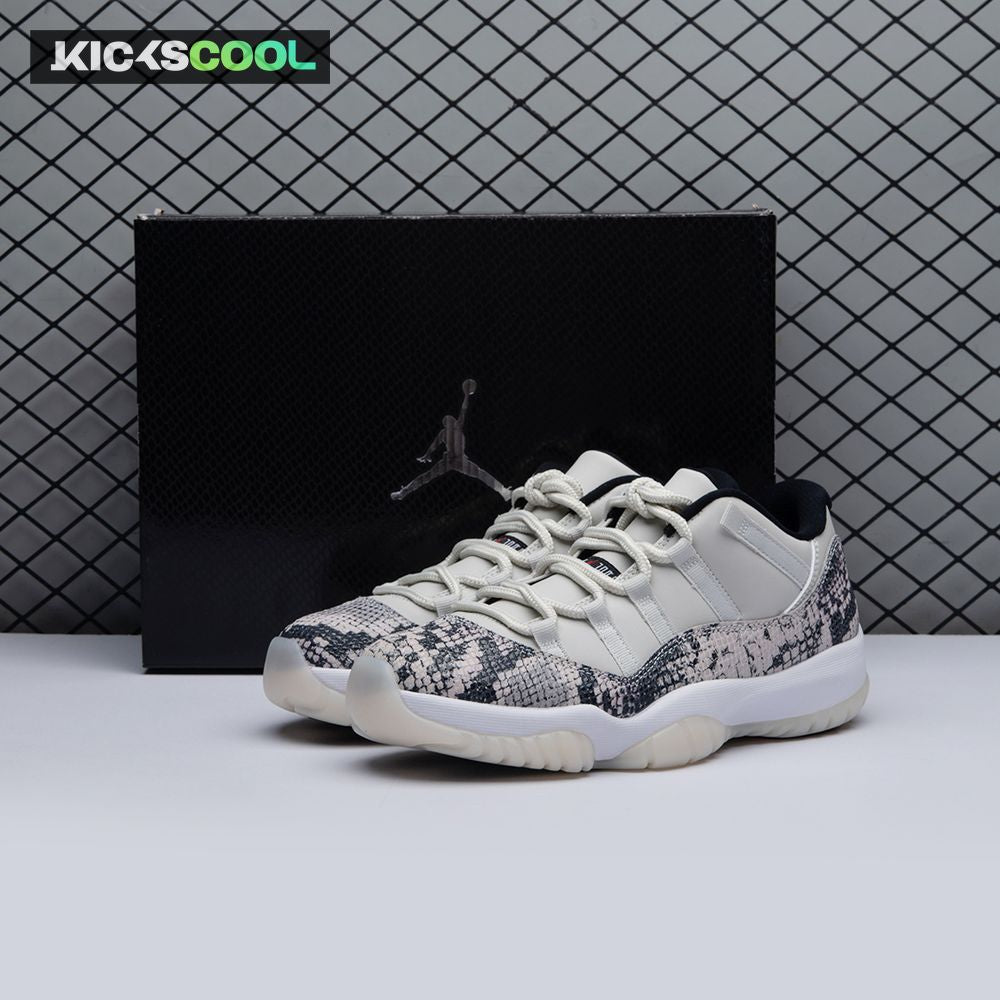 Jordan 11 Retro Low Snake Light Bone CD6846-002 Unisex