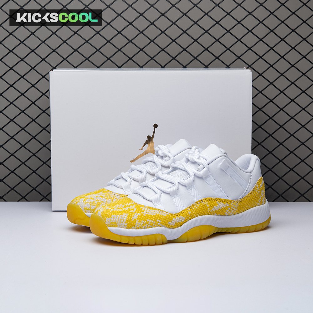 Jordan 11 Retro Low Tour Yellow Snakeskin AH7860-107 Men's