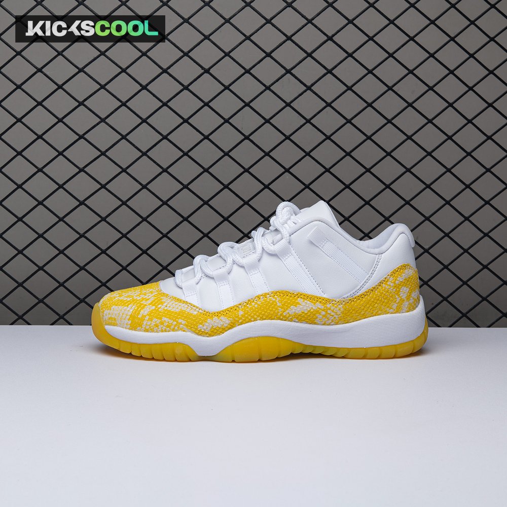 Jordan 11 Retro Low Tour Yellow Snakeskin AH7860-107 Men's