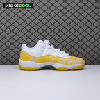 Jordan 11 Retro Low Tour Yellow Snakeskin AH7860-107 Men's