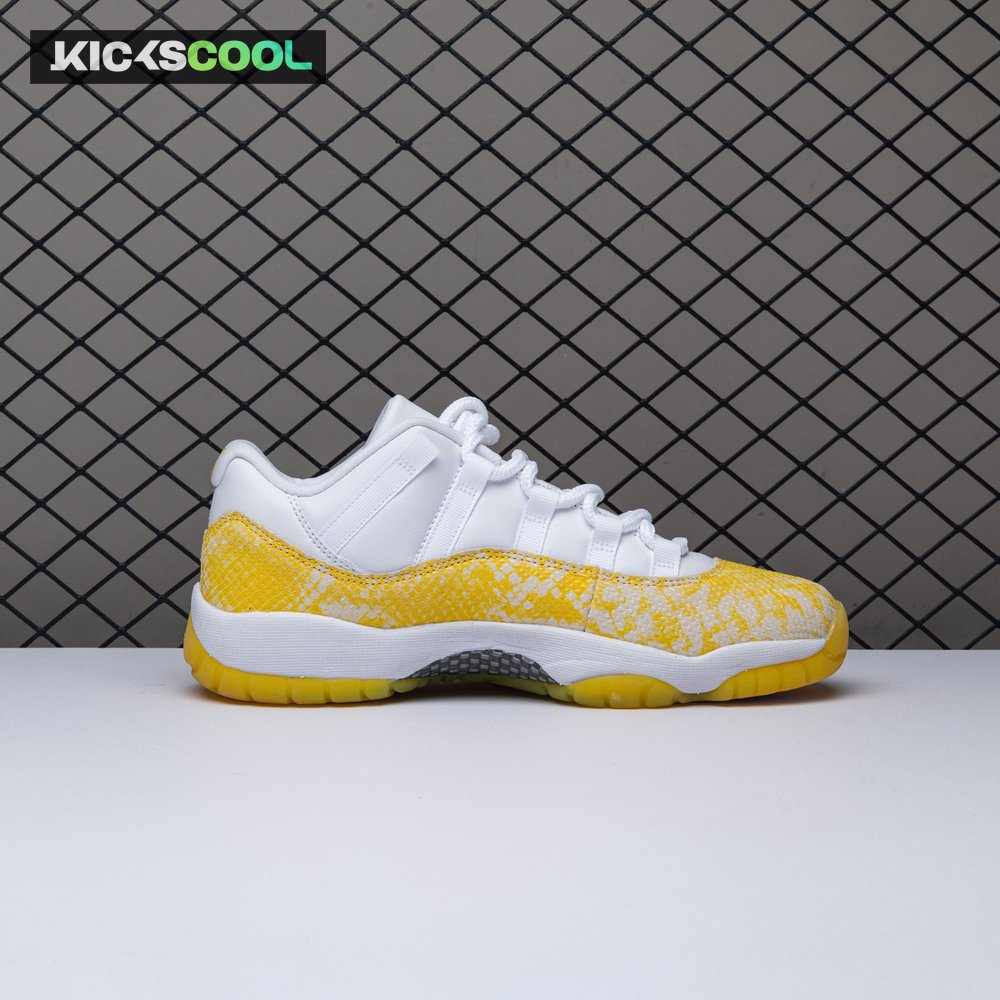 Jordan 11 Retro Low Tour Yellow Snakeskin AH7860-107 Men's