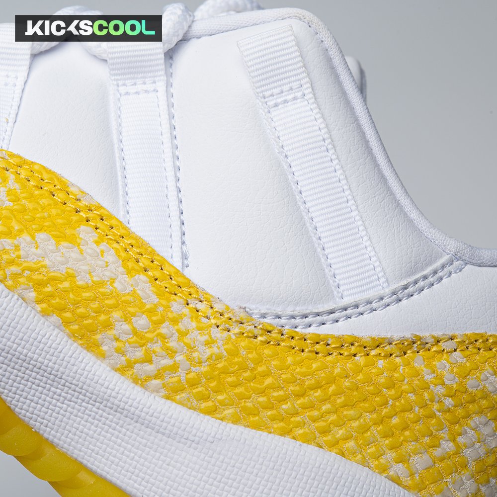 Jordan 11 Retro Low Tour Yellow Snakeskin AH7860-107 Men's