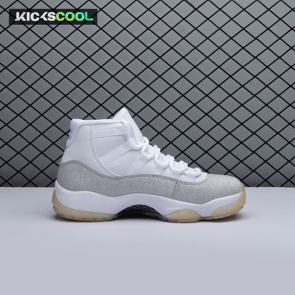 Jordan 11 Retro White Metallic Silver AR0715-100 Unisex
