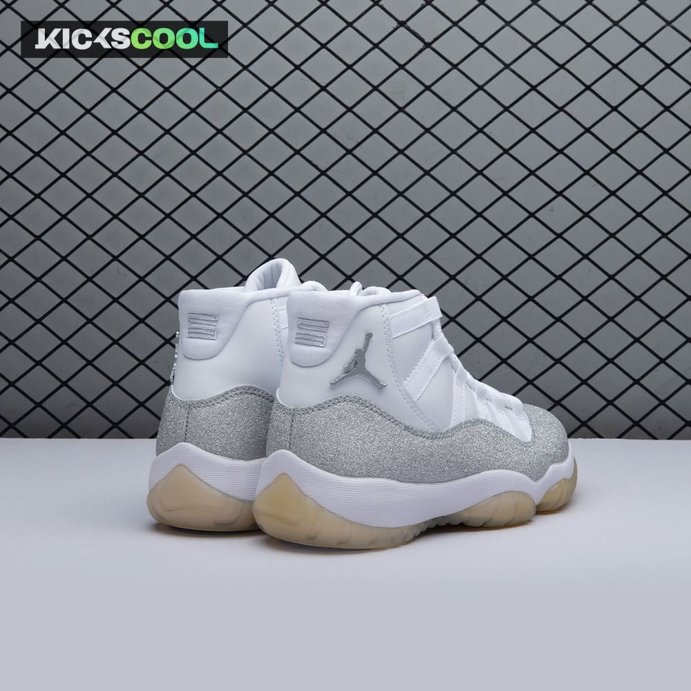 Jordan 11 Retro White Metallic Silver AR0715-100 Unisex