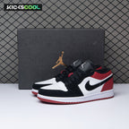 Jordan 1 Low Black Toe 553558-116 Unisex