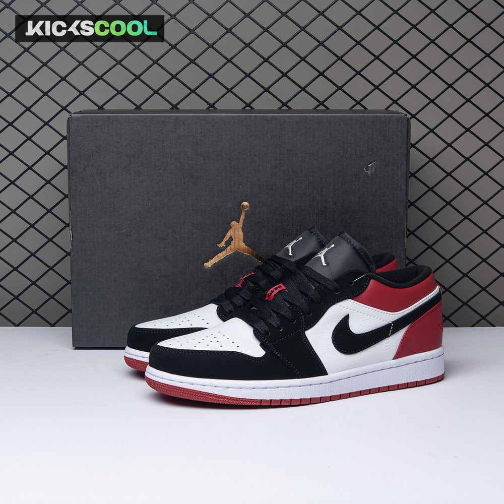 Jordan 1 Low Black Toe 553558-116 Unisex