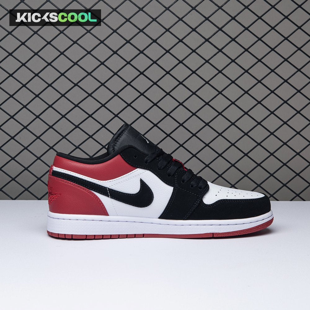 Jordan 1 Low Black Toe 553558-116 Unisex
